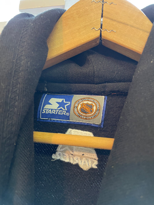 Vintage 90s Philadelphia Flyers NHL Starter Double Hood Sweatshirt Hoodie Men Lg