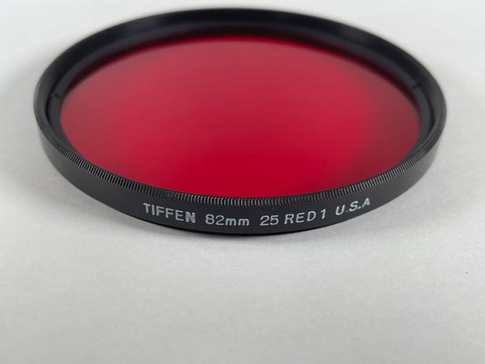 Tiffen 82mm 25 Red 1 Glass Filter