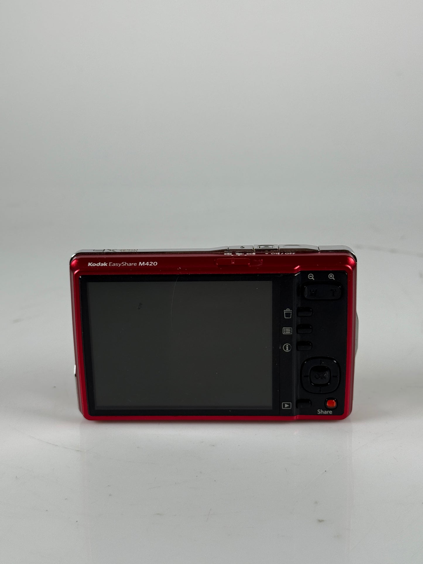 Kodak EasyShare M420 10.0MP 4x Optical Zoom Digital Camera red