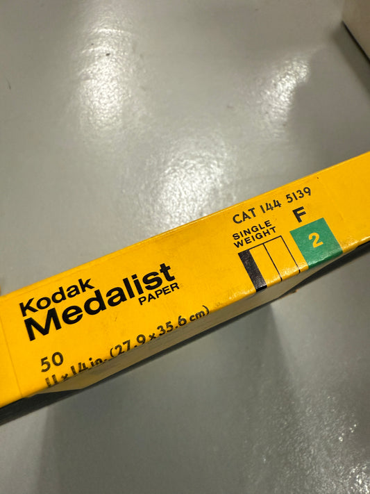Kodak Medalist F2 Paper - 11x14, 50 sheets, SEALED single weight