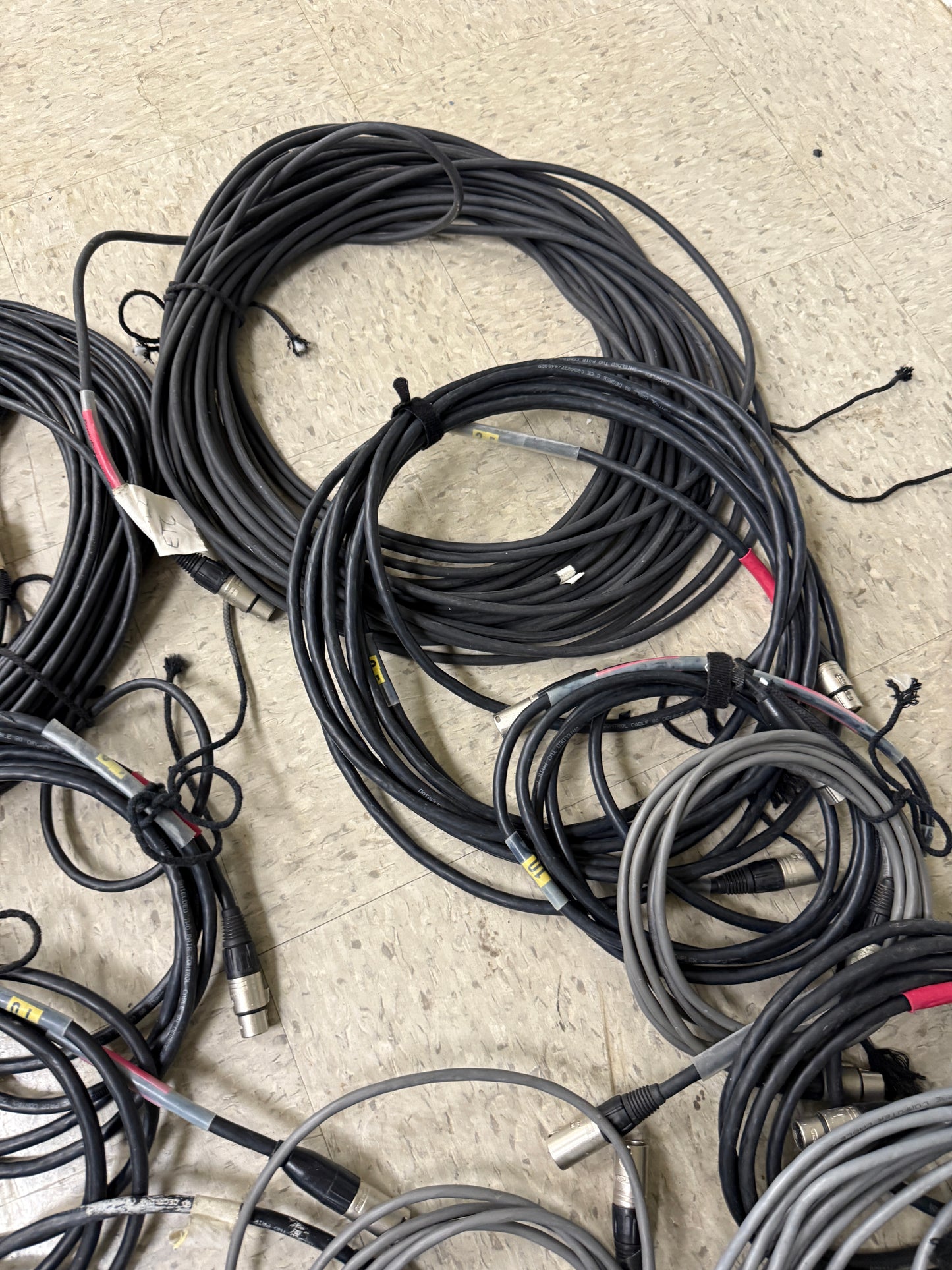 Lot of 20 XLR 5 Pin Male to XLR 5 Pin Female DMX Lighting Cable
