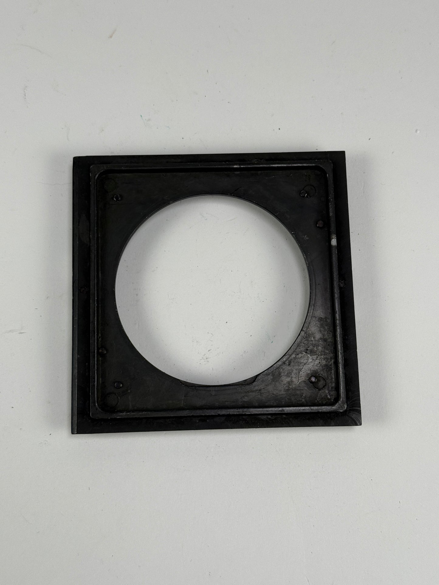 Graflex Metal Lens Board Adapter 4X4" Type "C" to 3⅝" Pressed