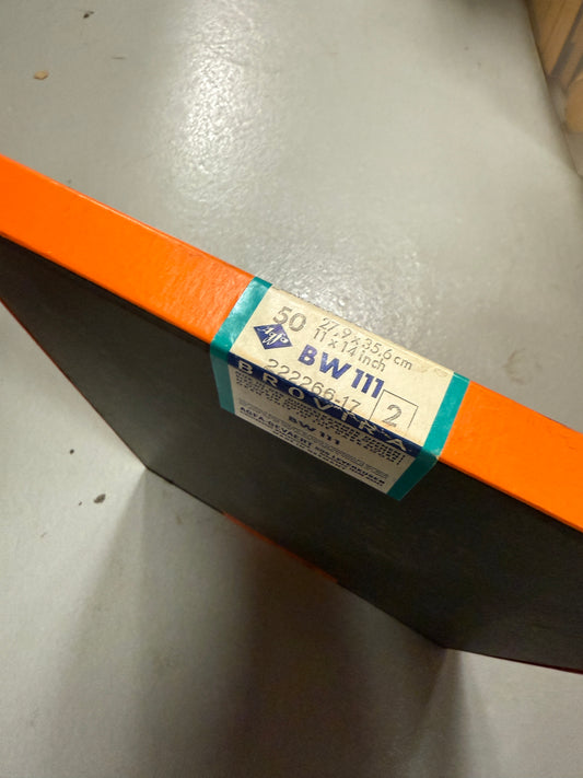 Agfa Brovira Photo Paper 50 Sheets 11x14 inch BW 111 2