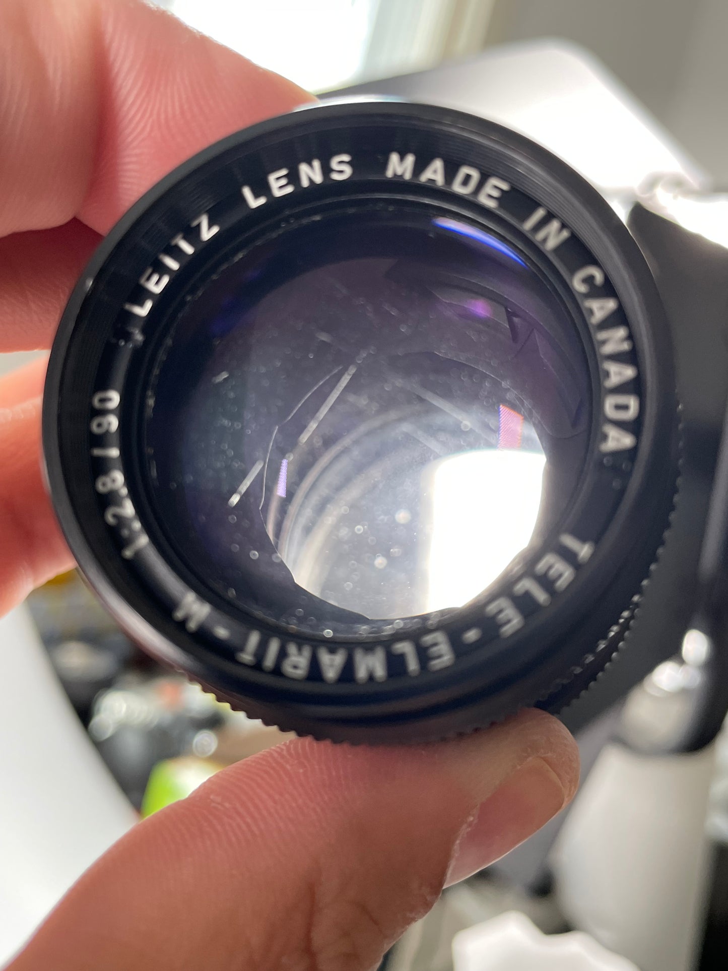 Leica 90mm f2.8 Tele-Elmarit-M Lens "Thin" Black
