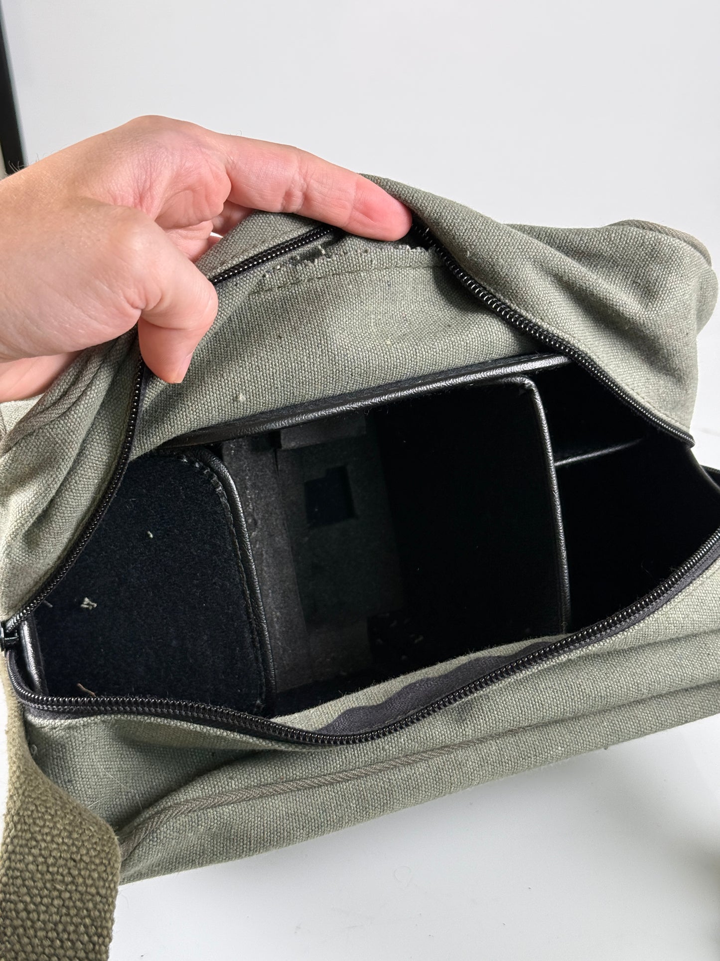 Leica camera canvas combination case bag