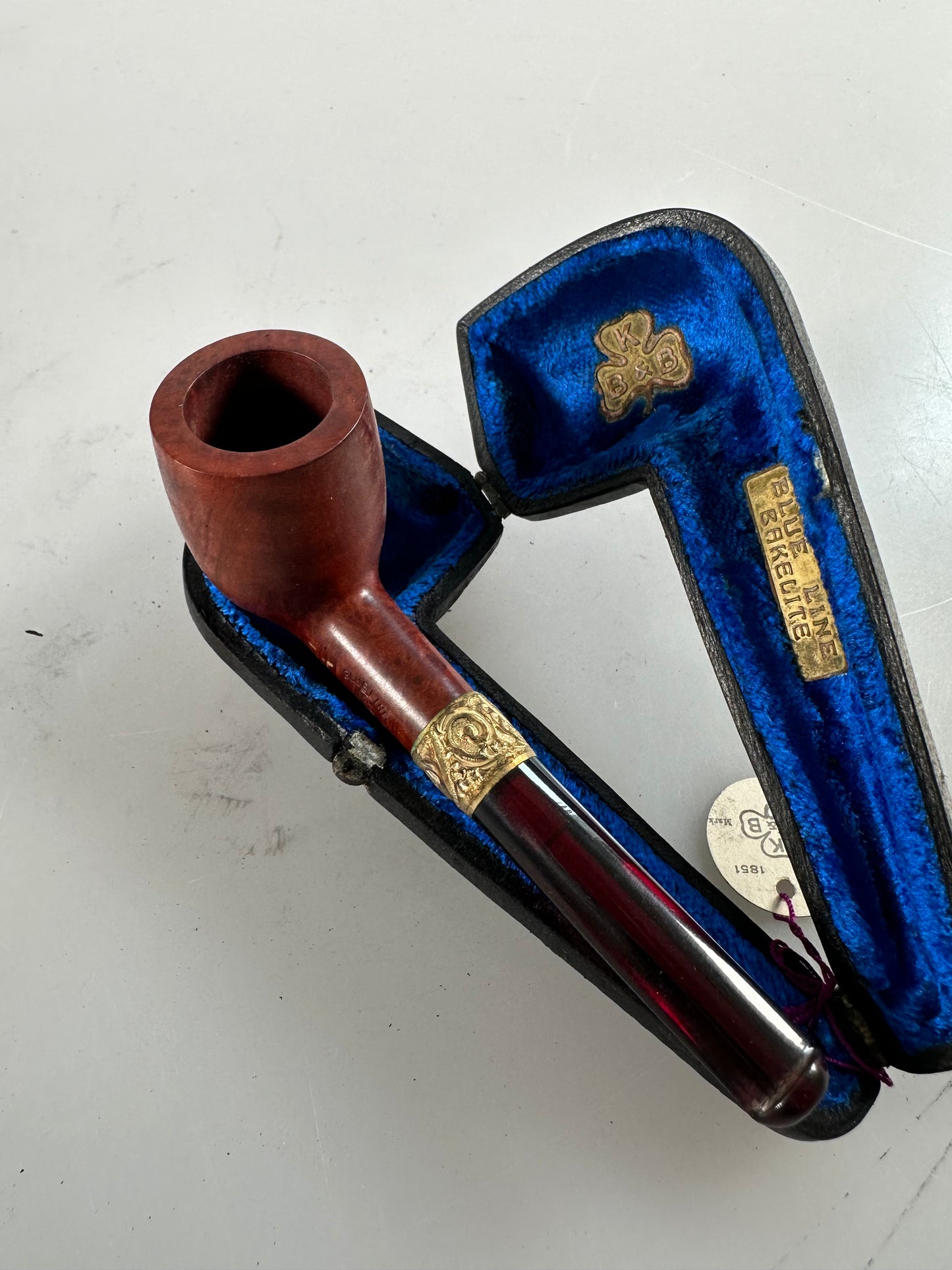 KBB Blue Line Bakelite Pipe, Unsmoked