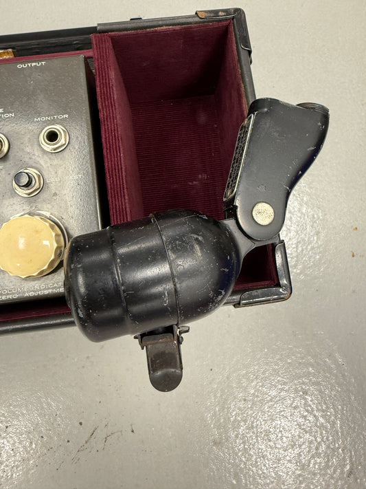 Bach Auricon NR Sound on Film recording equipment Amplifier w/ E6 microphone