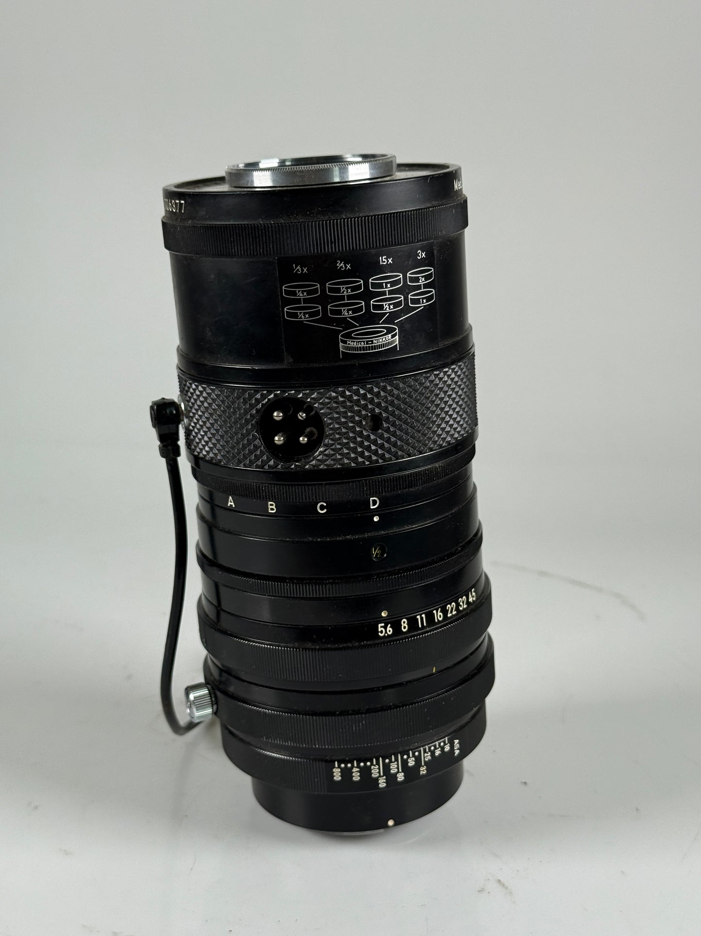 Nikon Medical Nikkor C Auto 200mm F5.6 Lens AC Unit LA-1