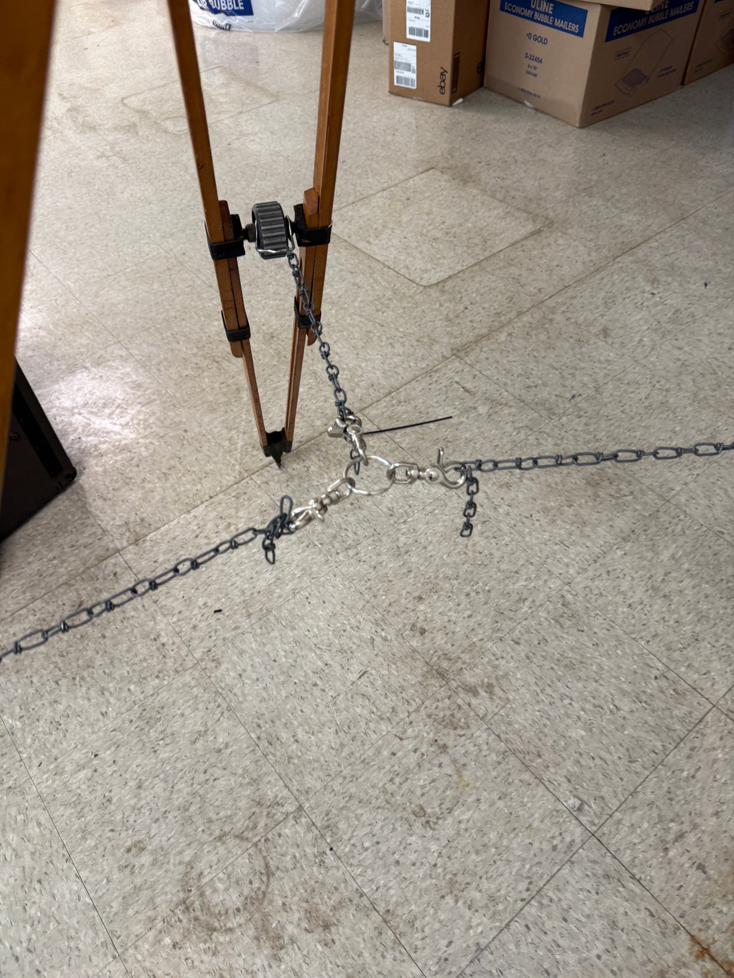 Arri wooden tripod with tilt head RARE vintage
