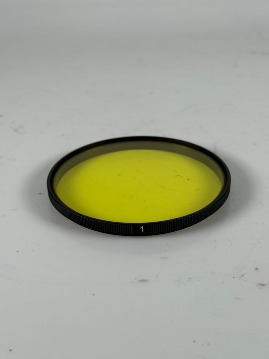 Leitz Leica Black 85mm E85 yellow 1 lens filter 13296