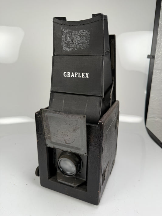 Graflex 3x4 Focal Plane Shutter Camera w/ Kodak 6 3/8 inch f4.5 lens