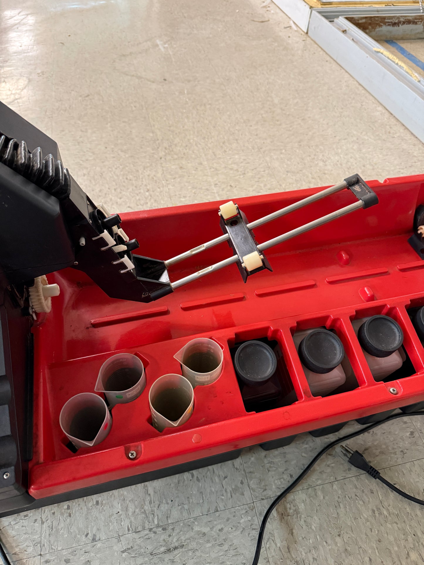 JOBO CPP2 processor with Bottles, Grad Cylinders, Lift