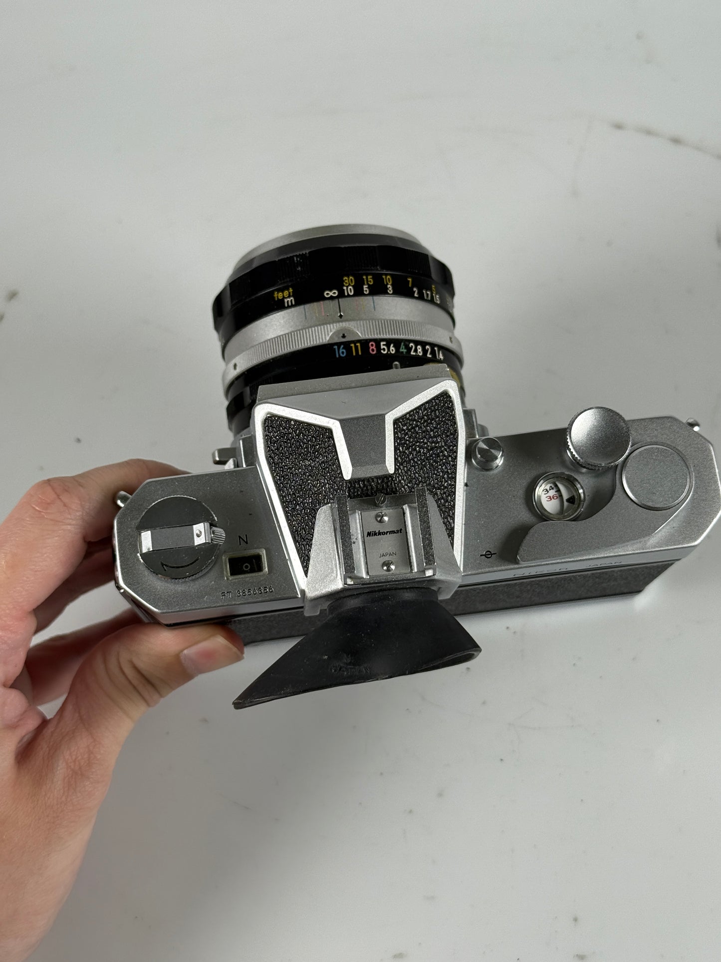Nikon Nikkormat FT 35mm SLR Film Camera with Nikkor 50 f1.4 Lens kit
