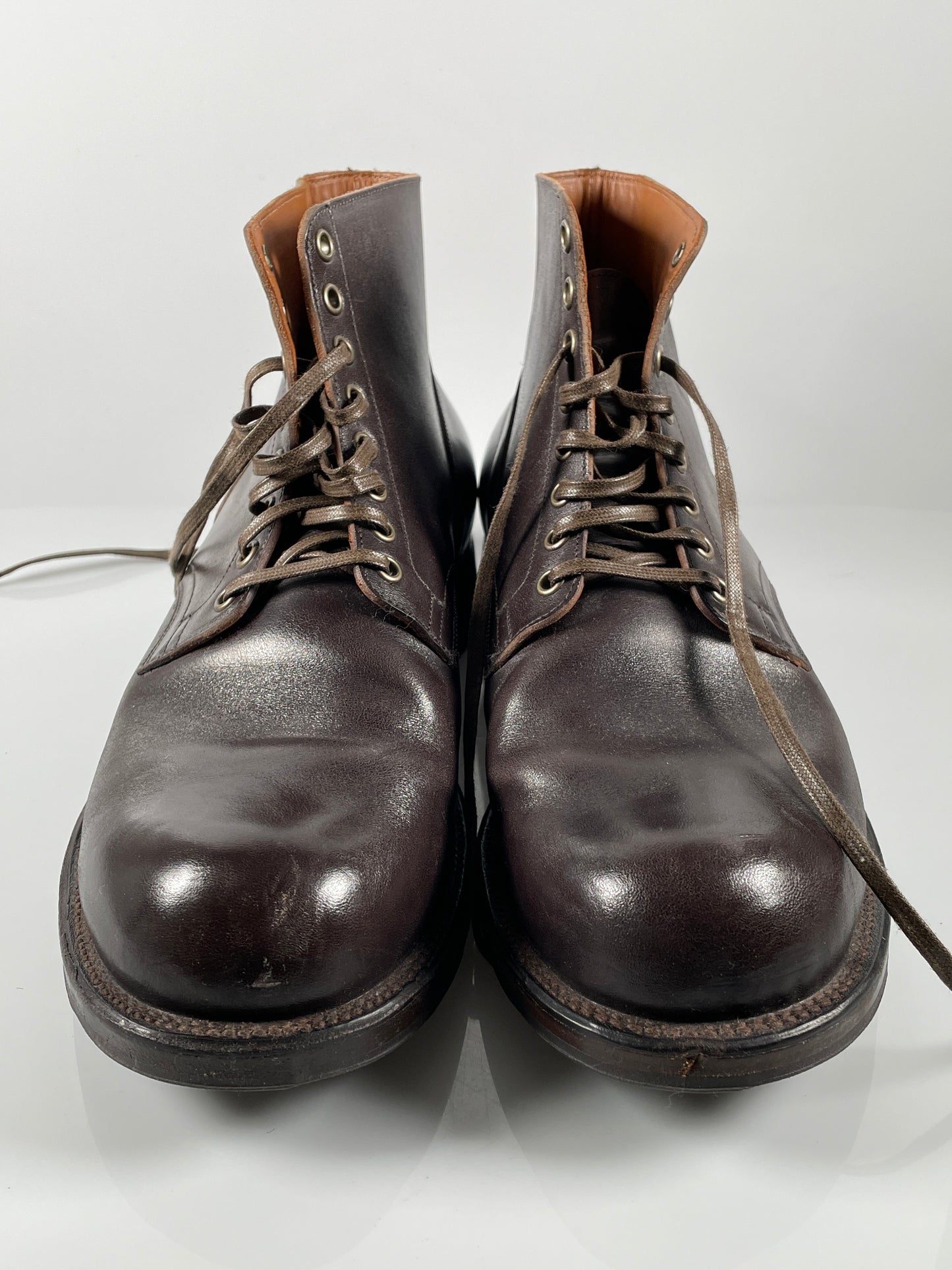 Viberg Service Boot 2040 - Dark Brown Wooly Chromexcel Size US 10
