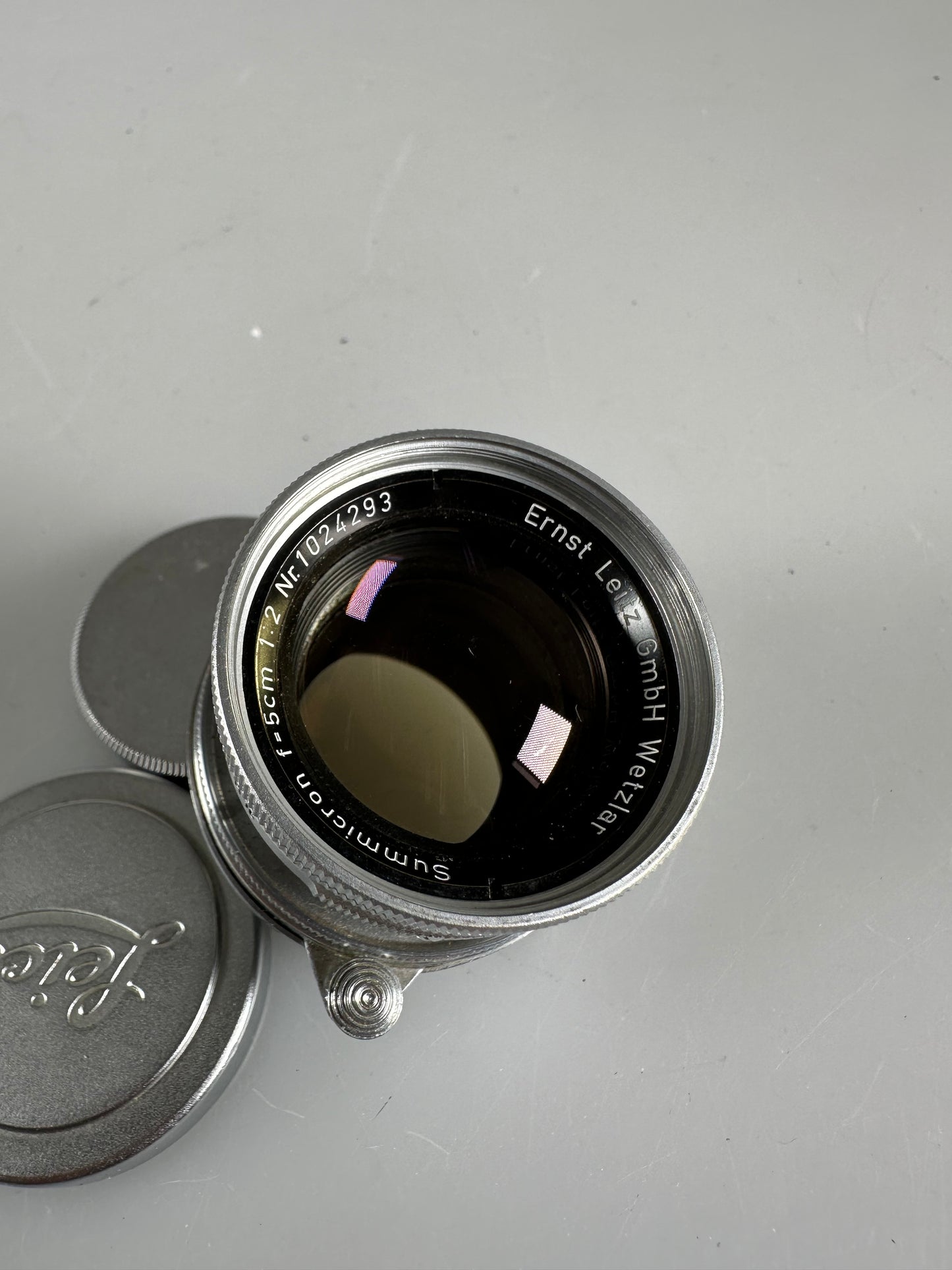 Leica 50mm f2 Summicron Radioactive L39 LTM Screwmount Rangefinder Lens