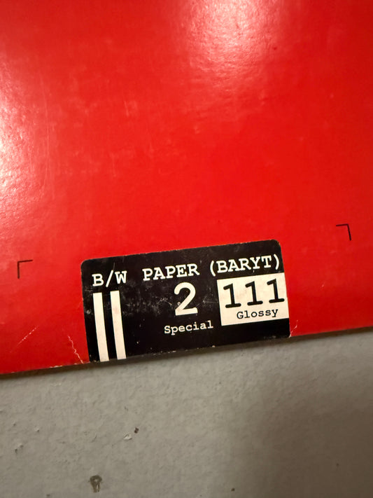 TETENAL Work 111 glossy 2 B&W 12x16" Photo Paper 10 sheets