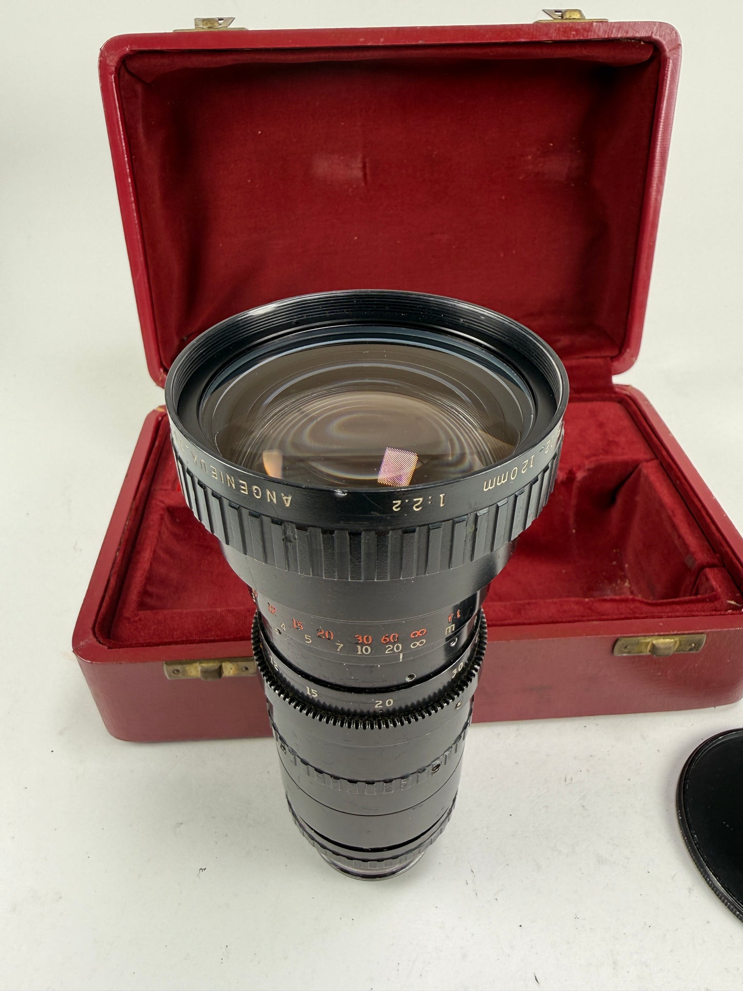 ANGENIEUX 12-120mm F2.2 16mm Arri arriflex standard Zoom Lens Type 10x12B