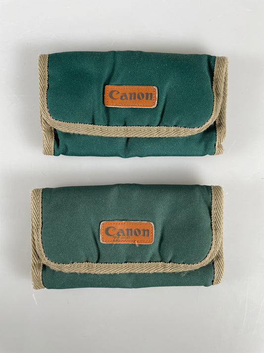 Canon Filter Pouch Canvas case lot of 2