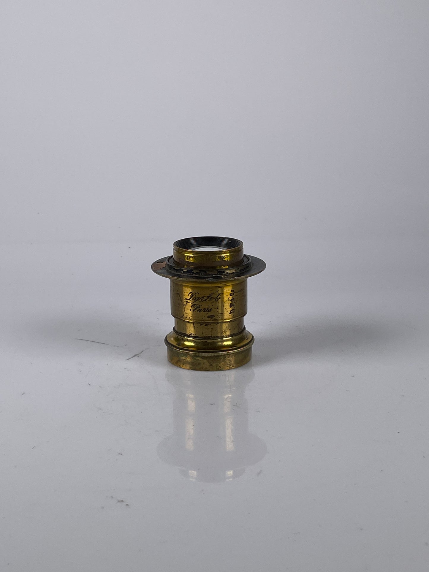 Darlot Paris No 2 Hemispherique Rapide Brass Lens