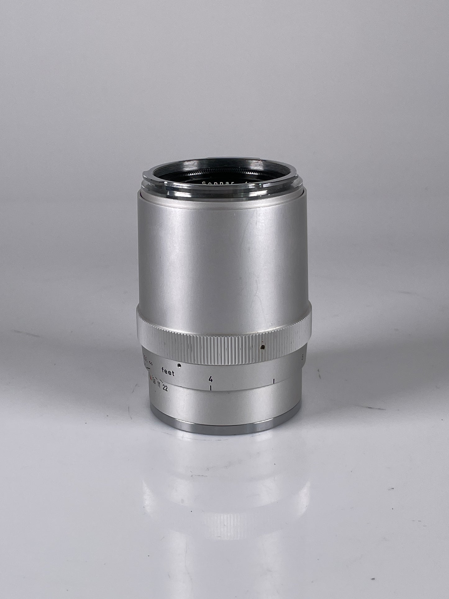 Contarex Carl Zeiss Sonnar 135mm f4 Lens chrome