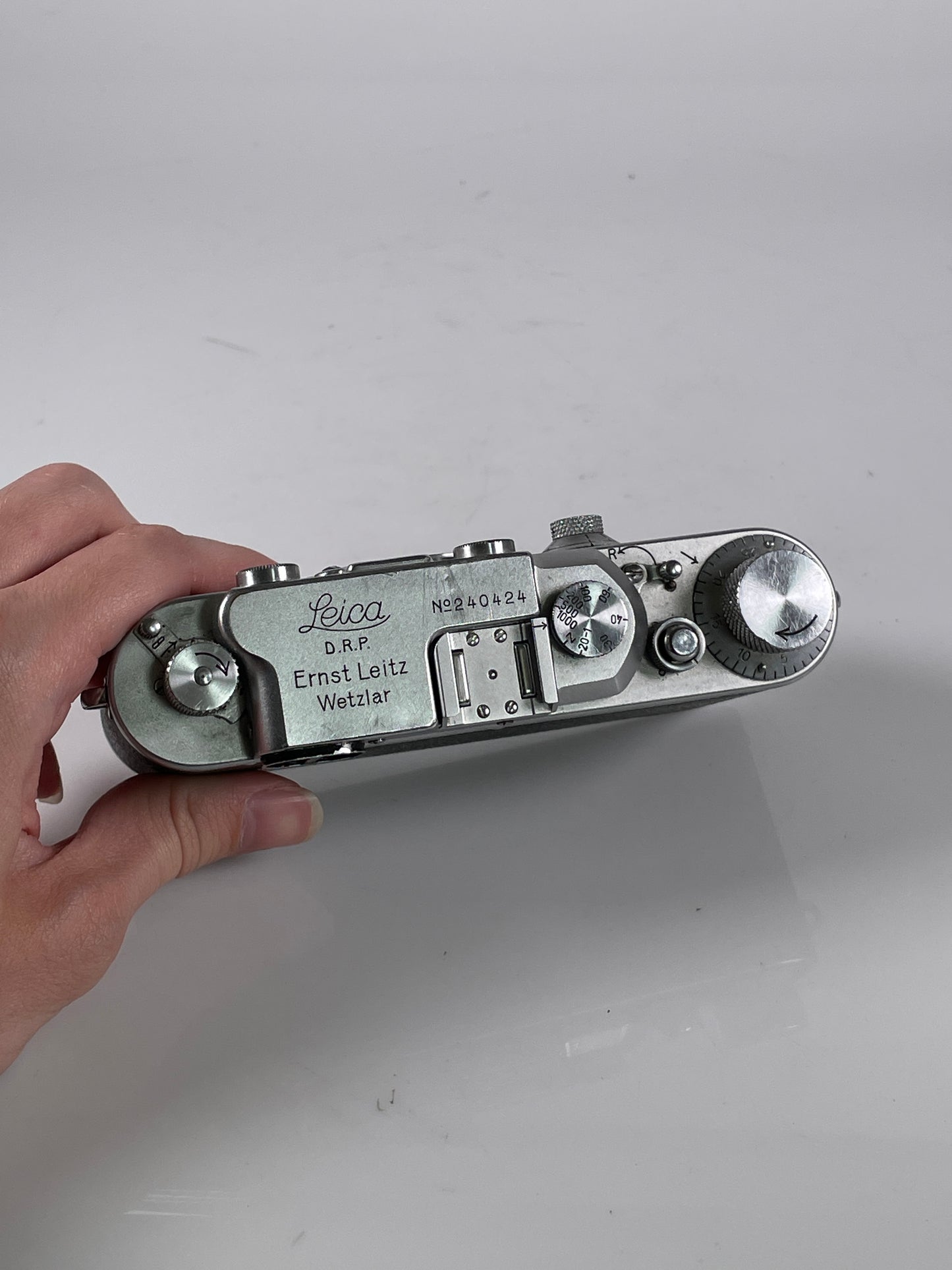 Leica IIIb rangefinder 35mm camera body chrome First Batch