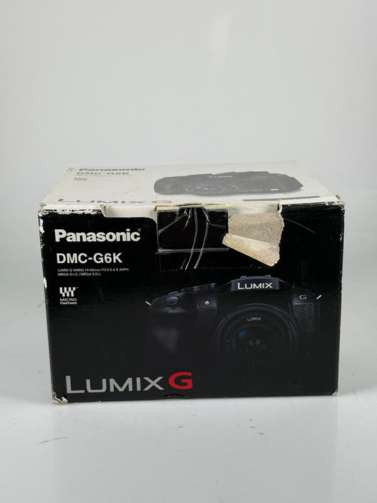 Panasonic Lumix DMC-G6 Mirrorless MFT Digital Camera Body