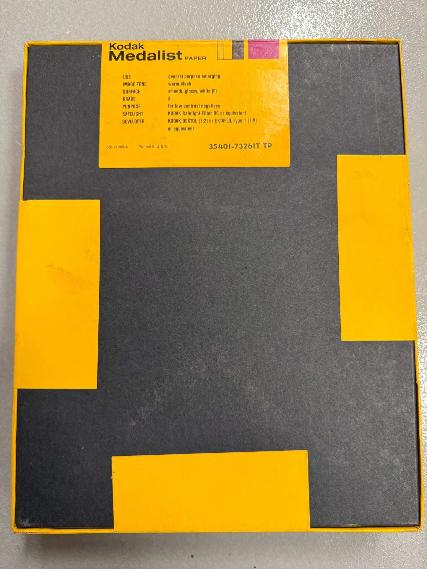 Kodak Medalist F3 Paper - 8x10, 100 sheets, SEALED double weight