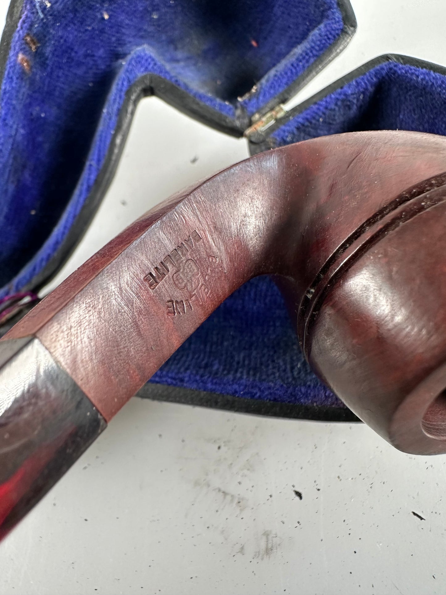KBB Blueline Bakelite Pipe, Unsmoked French Briar