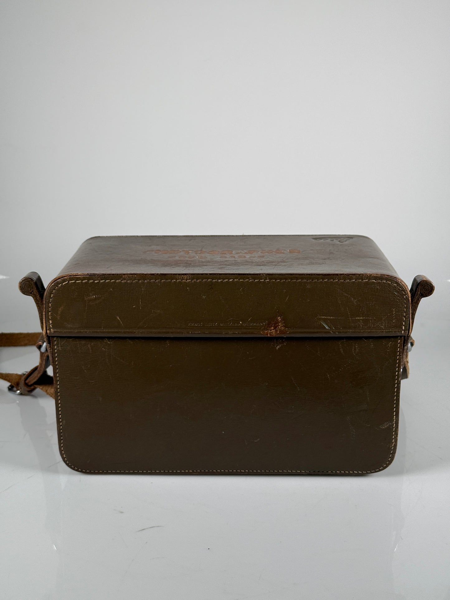Leica Leitz Brown Leather M Universal System Case w/ Lens Mounts