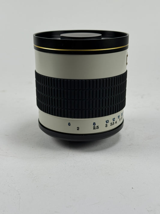 Opteka 500mm F6.3 DG Mirror Manual Focus Lens for M42 mount