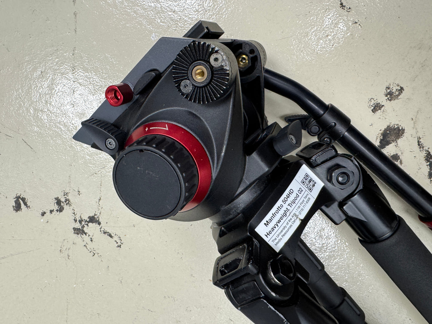 Manfrotto Tripod video head 504HD with Miller legs