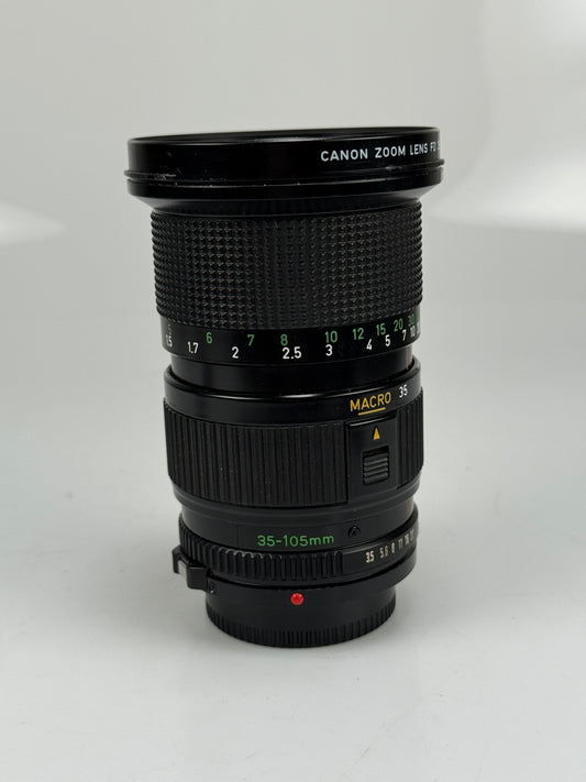 Canon New FD NFD 35-105mm f3.5 MF Zoom Lens