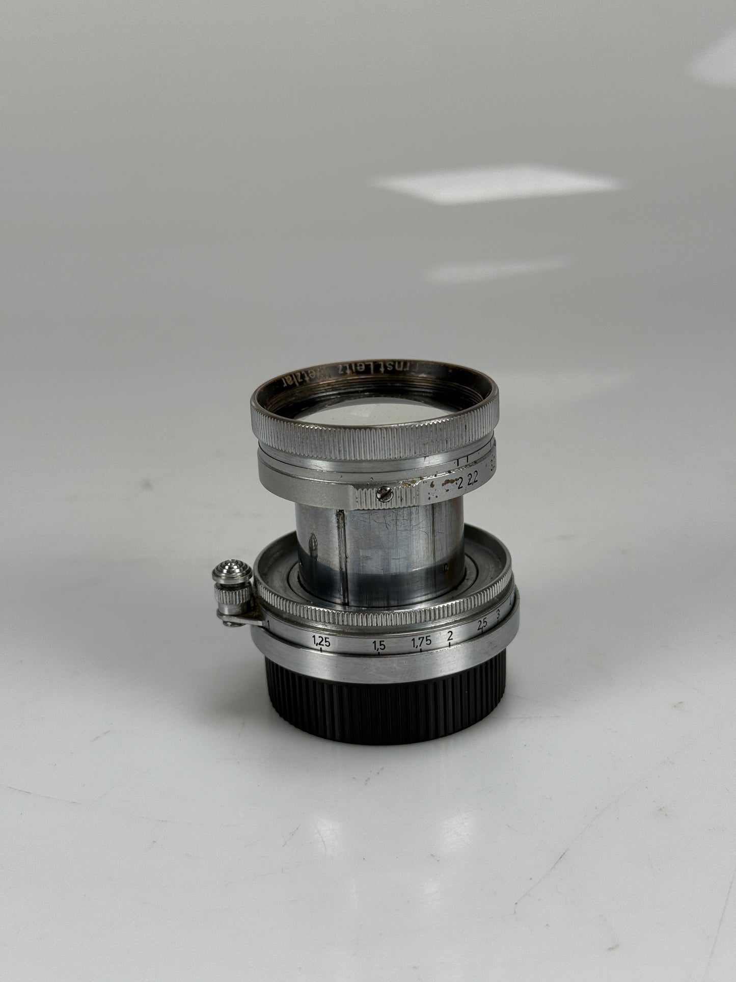 Leica Summitar 5cm f2 Ltm screwmount rangefinder lens Chrome