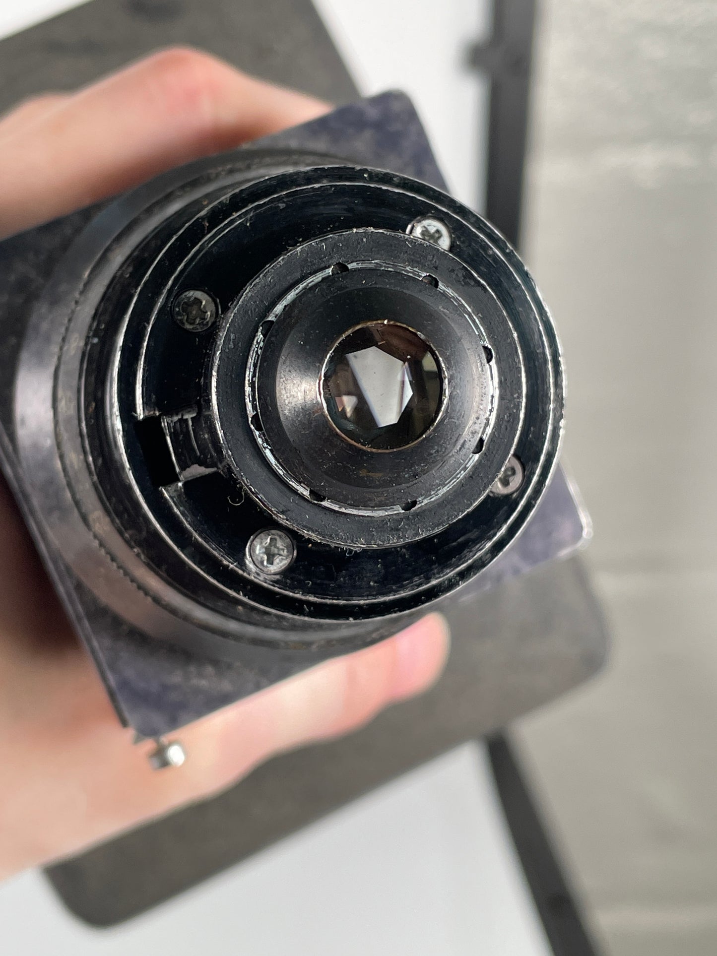 Kinoptik 5.7mm f1.8 Tégéa Lens in Arriflex 16 St Mount Tegea