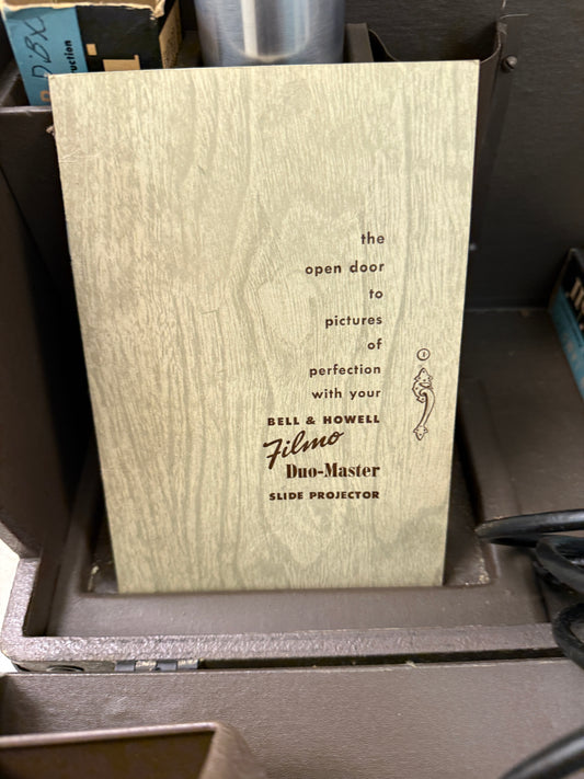 Bell & Howell Filmo Duo-Master Slide Projector W/Hardcase