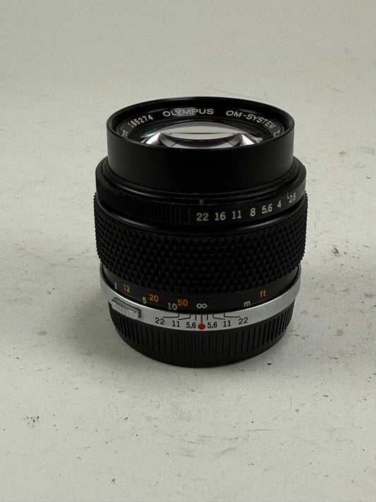 Olympus OM-SYSTEM Zuiko Auto T 100mm f2.8 MF Lens