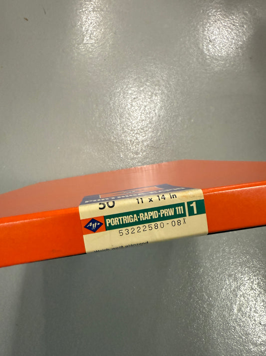 Agfa Portriga Rapid Photo Paper 50 Sheets 11x14 inch PRW 111 1