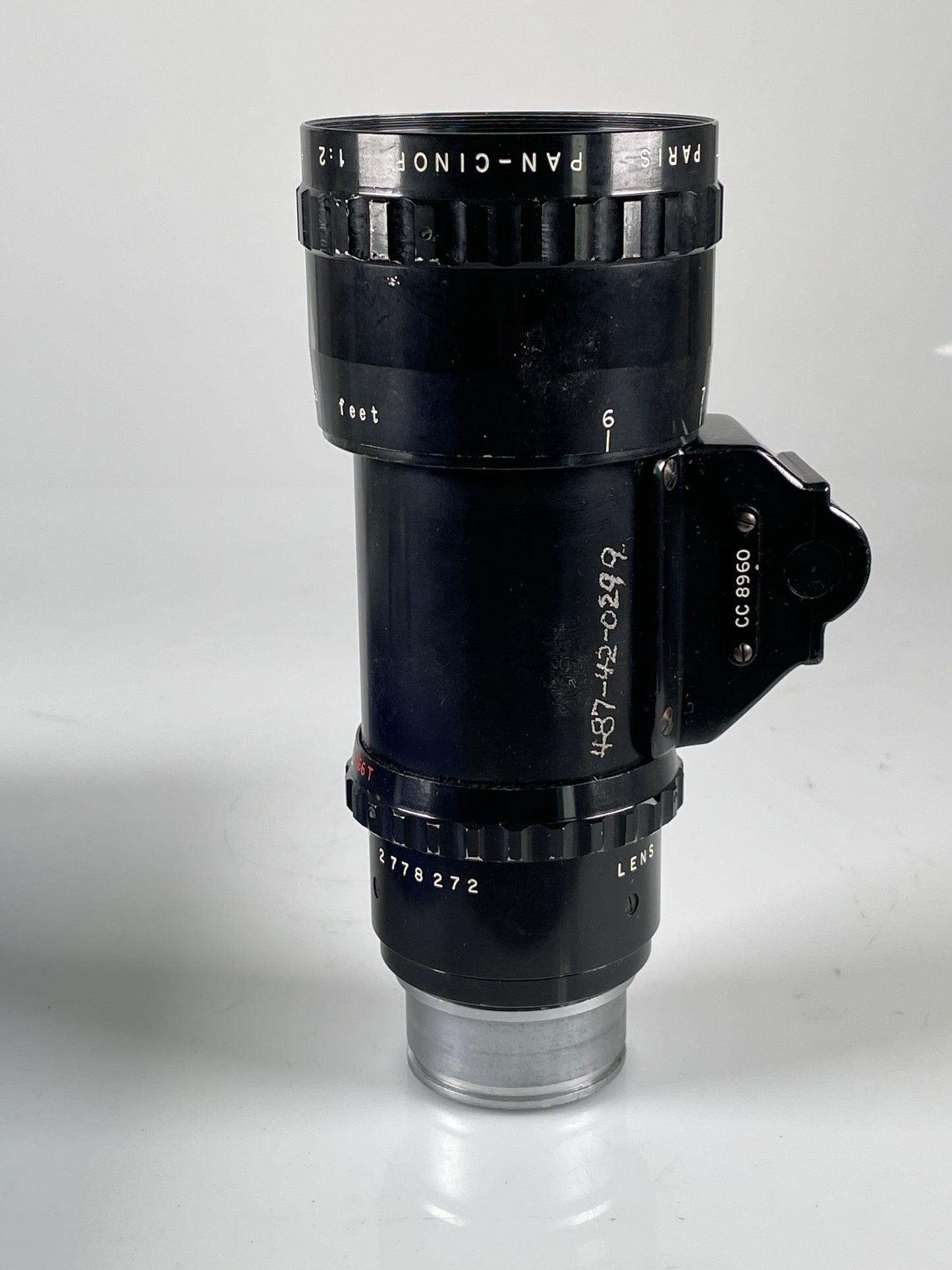 SOM Berthiot Pan-Cinor 17-85mm f2 Film Cine Camera Zoom Lens Paris France arriflex