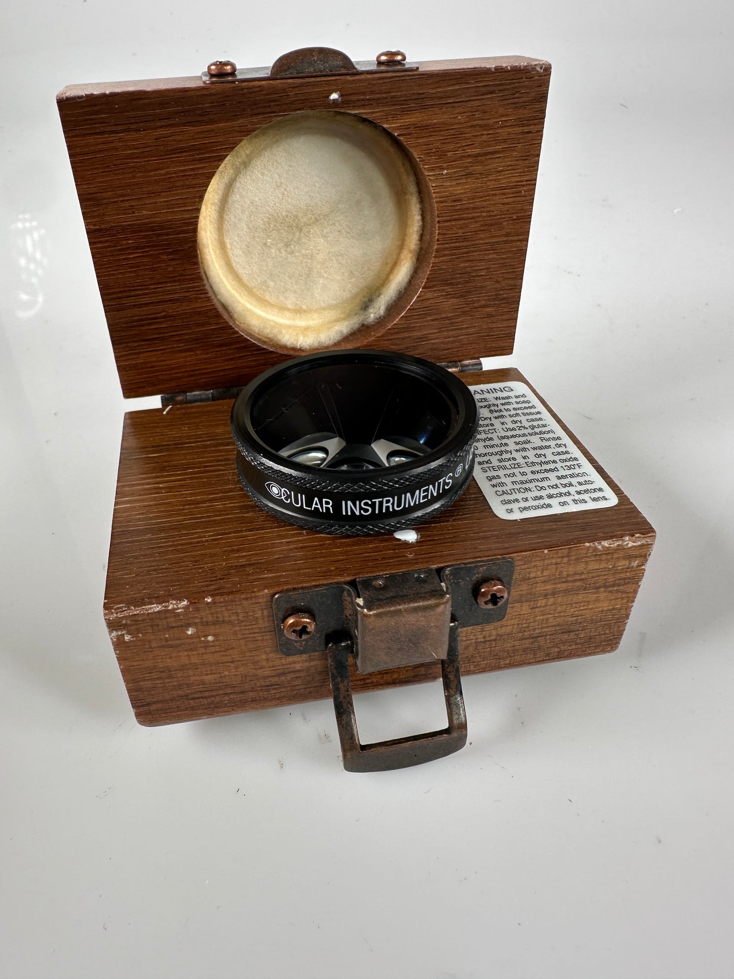 OCULAR INSTRUMENTS Three Mirror Universal Laser 20mm OD Lens with case