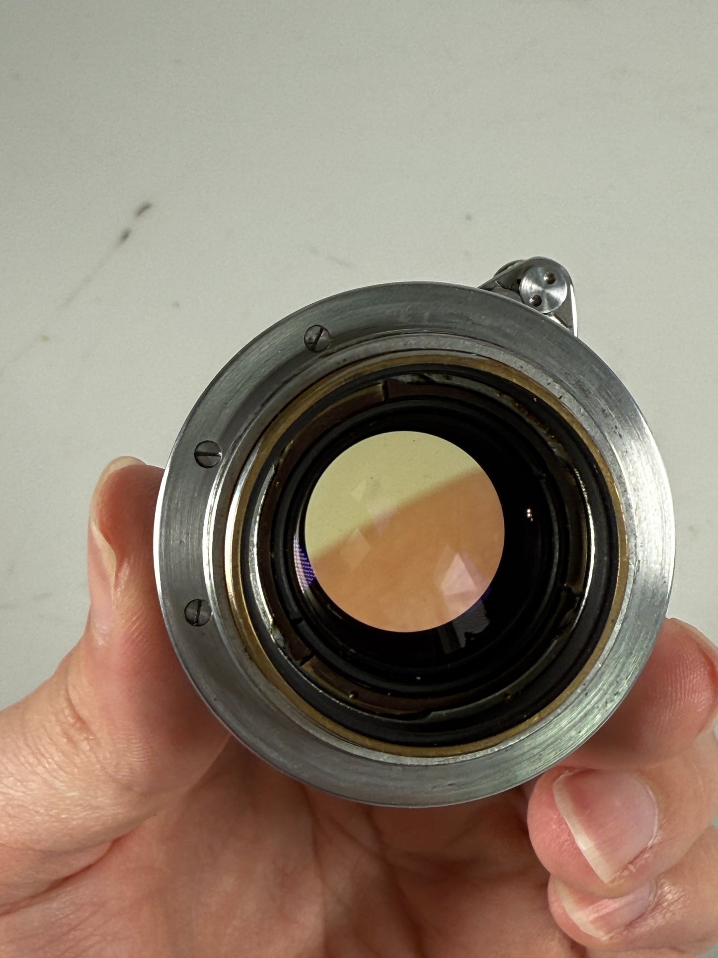 Leica 50mm f2 Summicron Radioactive L39 LTM Screwmount Rangefinder Lens