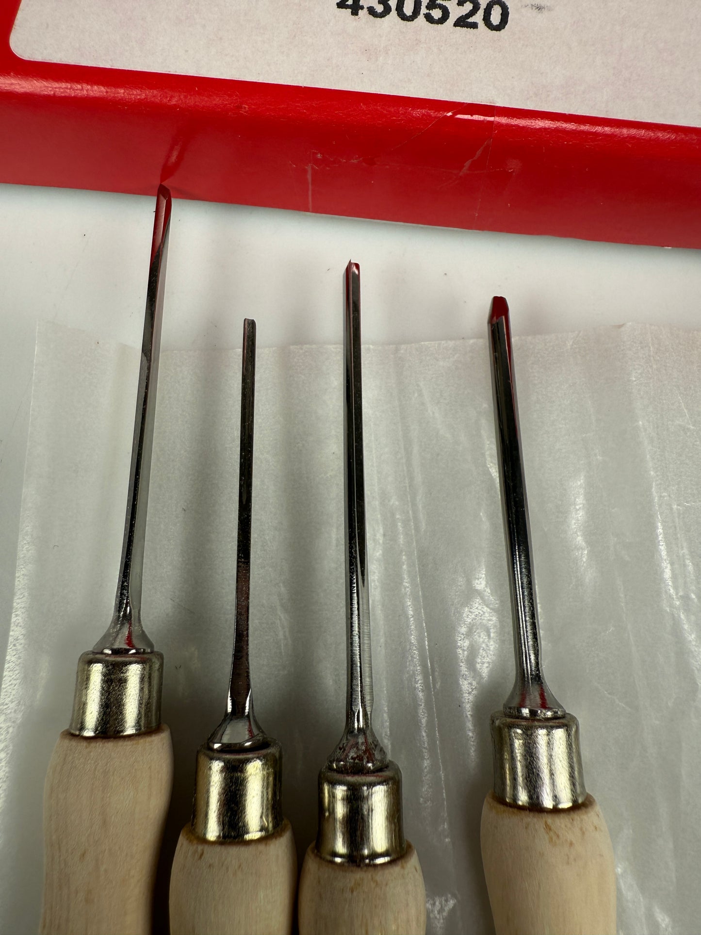 Two Cherries Micro Carving Tool Set, Quality German Made Tools 6 sets of 4