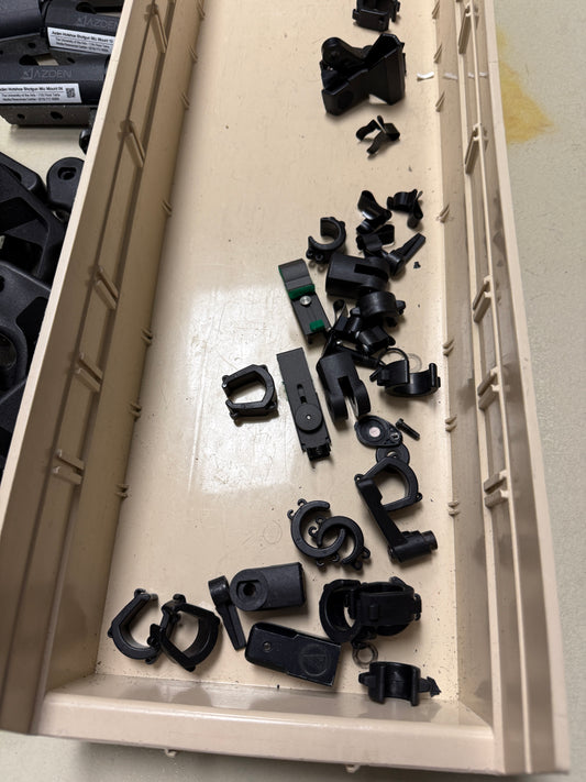 Large lot of Sennheiser, Azden, Audio Technica, Shure, auray microphone accessories