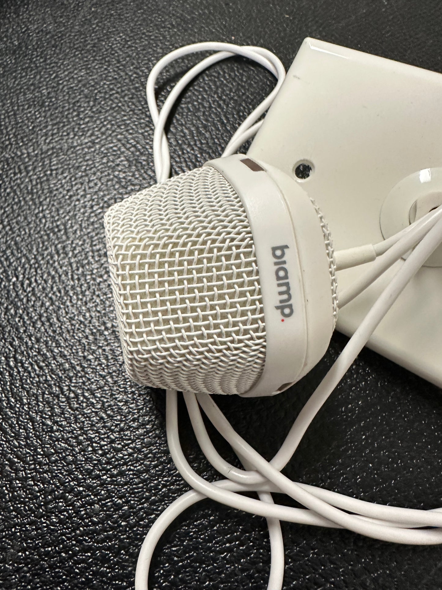 Biamp Tesira TCM-1EX White Microphone