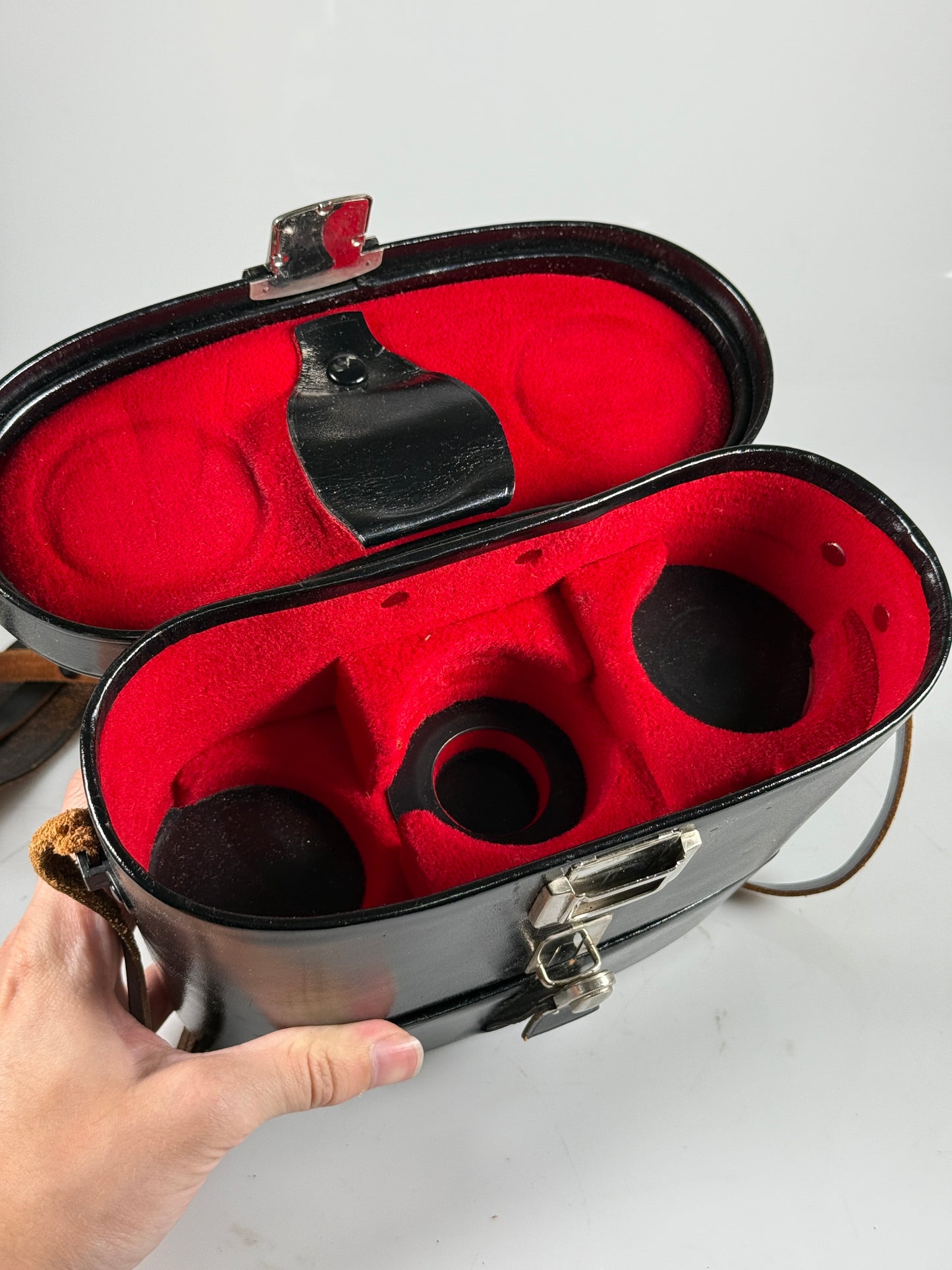 Zeiss Ikon Contarex 20.7842 Three Lens Leather System Case