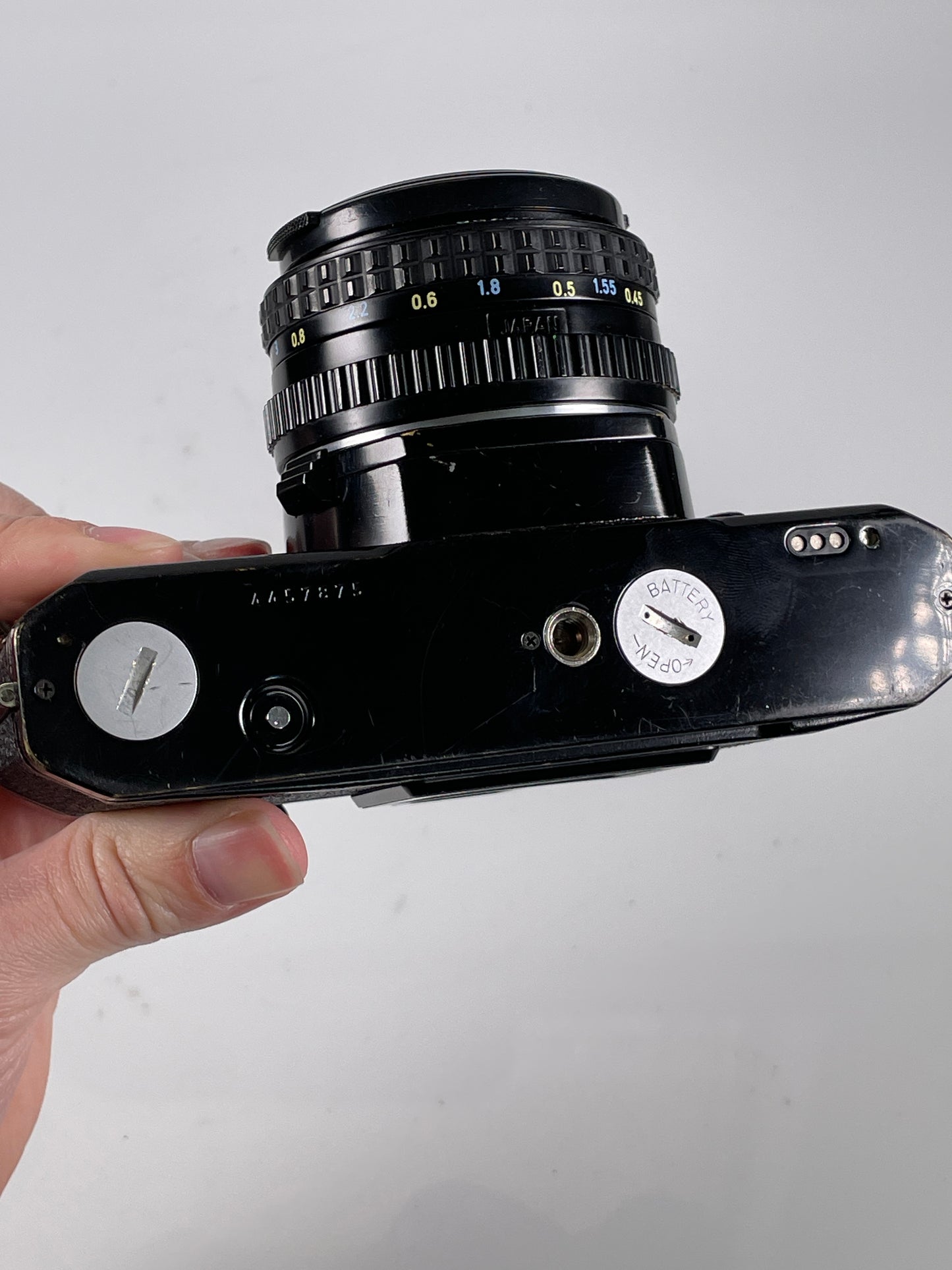 Pentax MX 35mm SLR Camera Black with 50mm f1.7