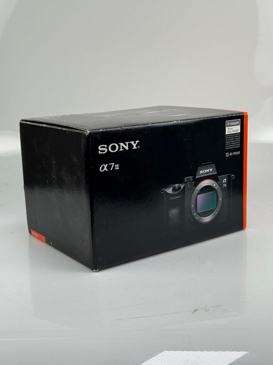 Sony Alpha A7III 24 MP Full-Frame Mirrorless Camera (Body Only)