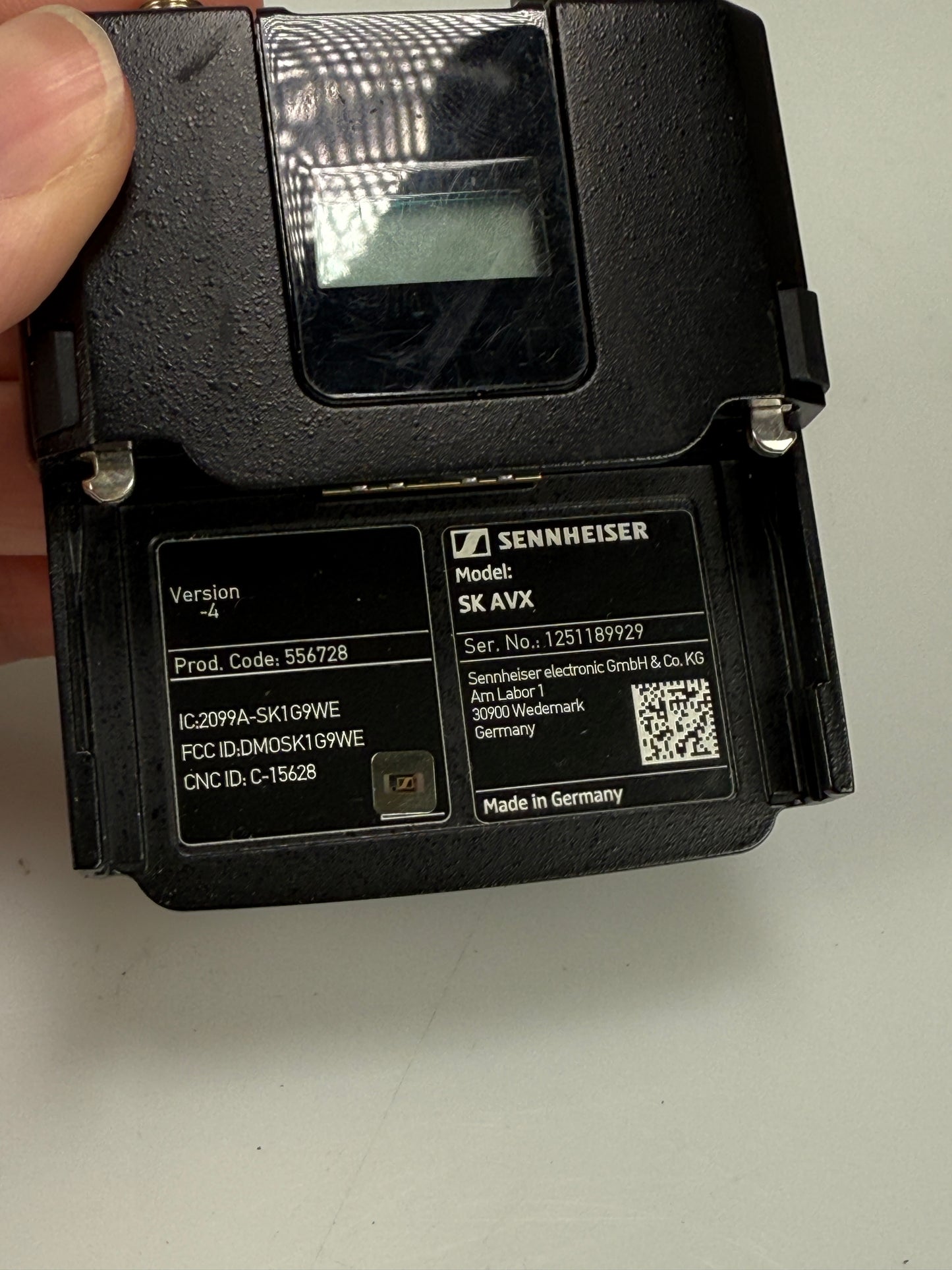Sennheiser SK AVX Digital Bodypack Transmitter