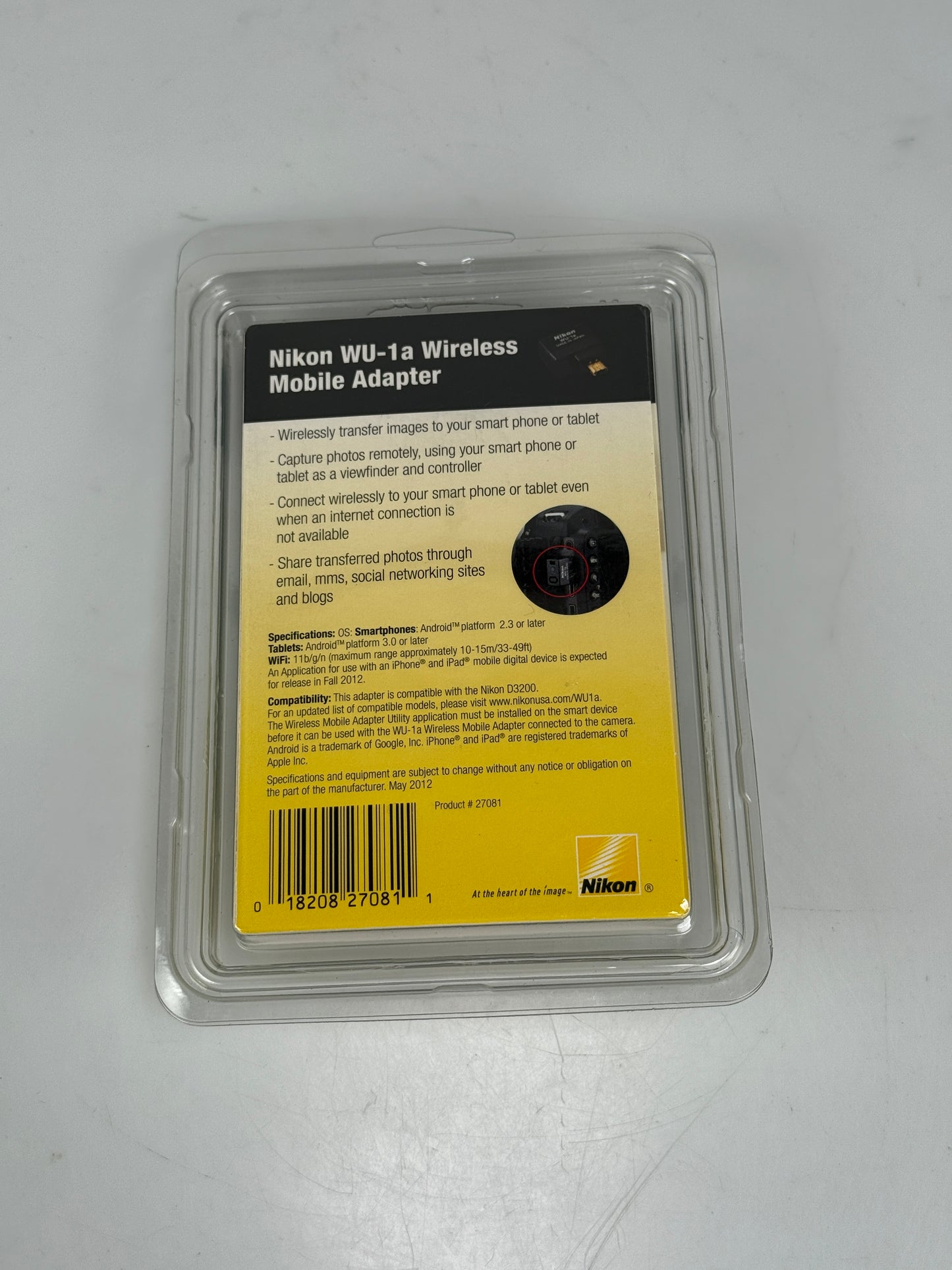 Nikon WU-1a Wireless Mobile Adapter Transfer