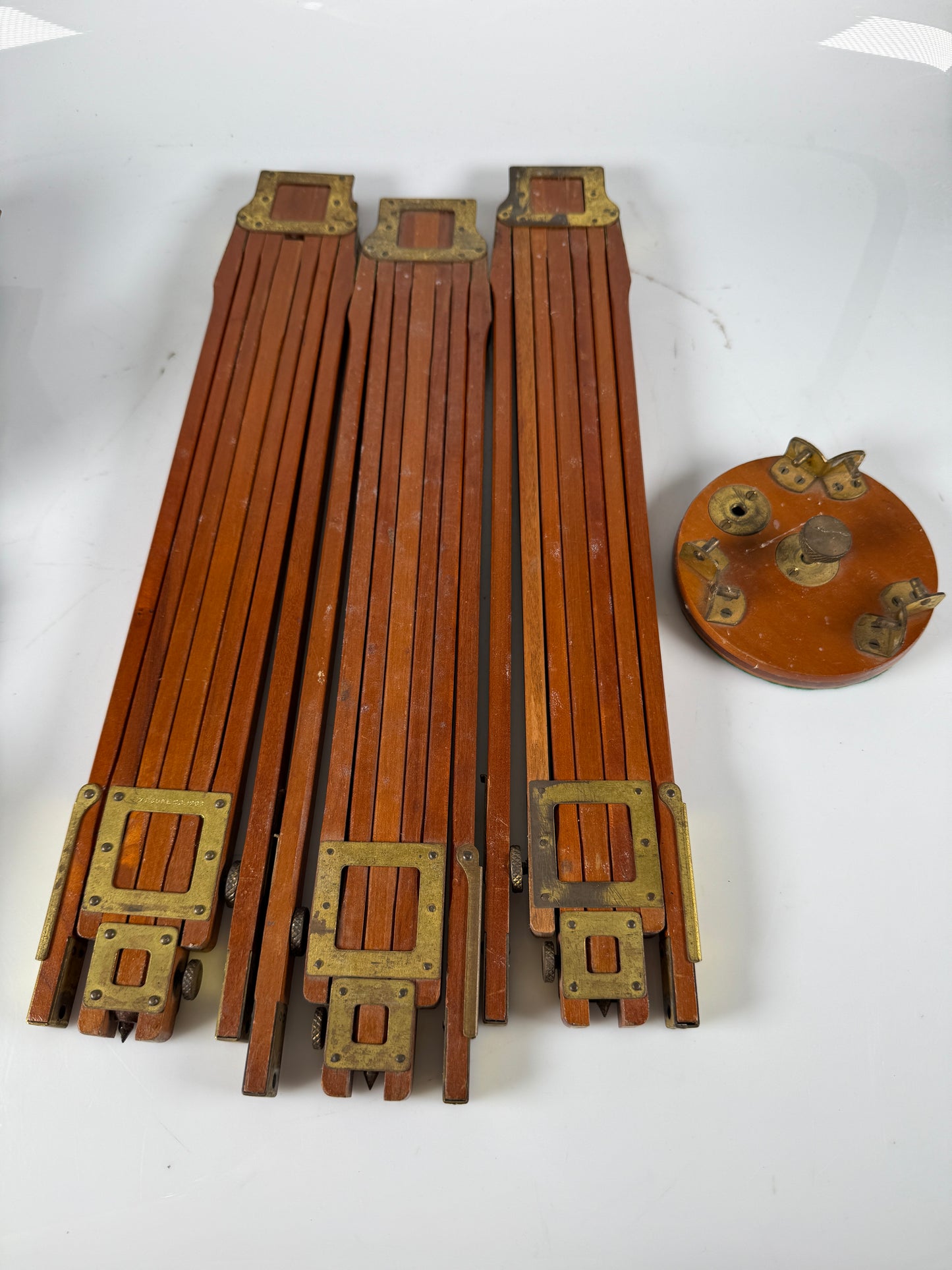 Folmer Schwing Kodak Crown Tripod No.1 Wood & Brass