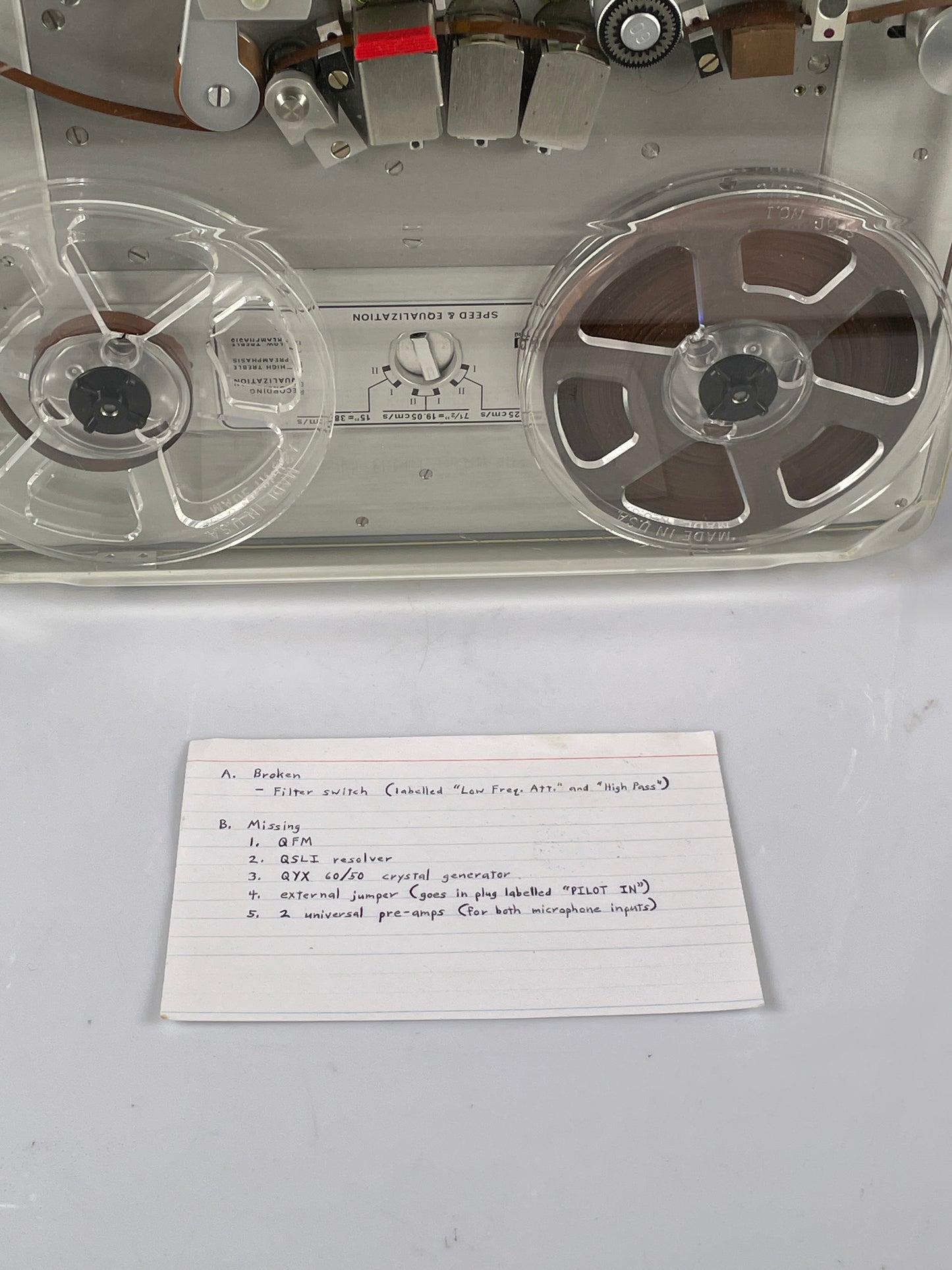 Kudelski Nagra 4.2 Reel to reel field tape recorder RARE